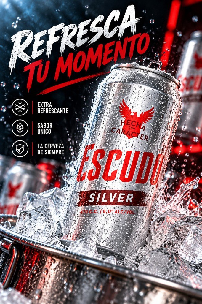 Escudo Silver. Refresca tu momento