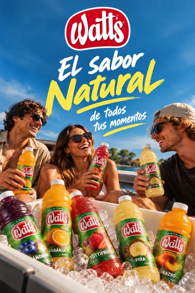 Watts. El sabor natural de todos tus momentos