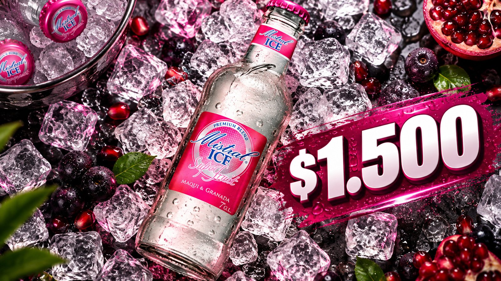 Mistral Ice Maqui y Granada, $1.500