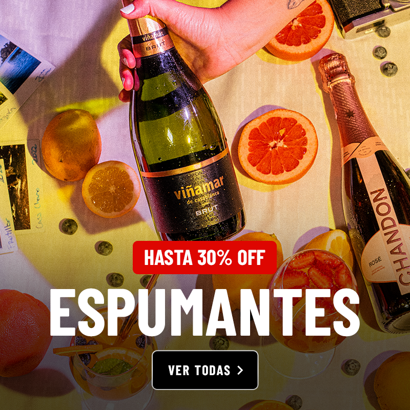 Espumantes, hasta 30% off